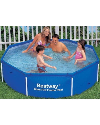 Bestway 56045 - каркасний басейн Steel PRO Frame Pool 244x61 см