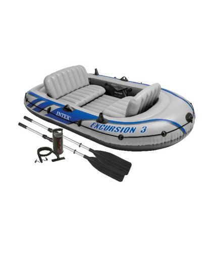 Надувний човен Excursion 3 Set Intex 68319 (262х157х42 див. )