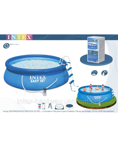 Надувний басейн Intex 28168 (54916) (457х122 див.)
