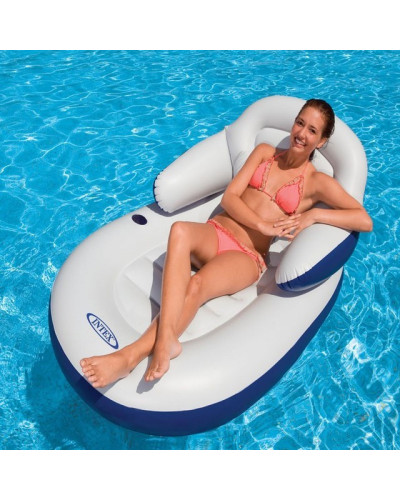 Пляжное надувное кресло Comfy Cool Lounge Intex 58864 (180х135 см. )