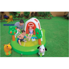 Игровой центр «Ферма» с фонтанчиком и домиком Intex 57455