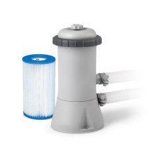 Каркасний прямокутний басейн Intex 26792 (488х244х107 см) (Фільтр-насос 3785 л/год, драбина, тент, підстилка)