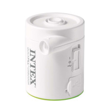 Электрический насос для надувания Intex 66637 аккумуляторный (200 л/мин) от USB 5V + Powerbank 2000 mAh