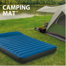 Надувной матрас Intex 64012 (191х137х22 см) для кемпинга, с электрическим насосом от USB