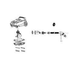 Колено Intex 13227 к шлангу робота-пылесоса 28006