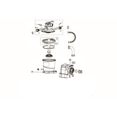 Основание бака Intex 12715 к песочному фильтру-насосу 26644