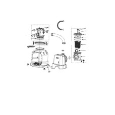 Основание бака Intex 12716 к песочному фильтру-насосу 26646