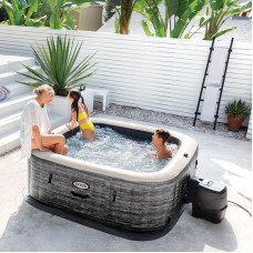 Надувные джакузи-СПА Intex 28452 (239х71 см) (6 мест: 1 741 л/ч,тент, подстилка, подсветка, 2 подголовника)