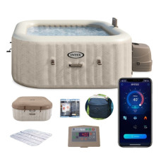 Надувная джакузи-СПА Intex 28446 (211х71 см) (4-х мест: 1 741 л/ч, тент, подстилка)