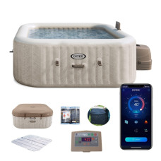 Надувная джакузи-СПА Intex 28472 (239х71 см) (6-х мест: 1 741 л/ч, тент, подстилка)