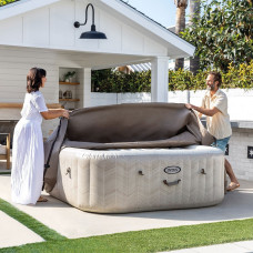 Надувная джакузи-СПА Intex 28472 (239х71 см) (6-х мест: 1 741 л/ч, тент, подстилка)