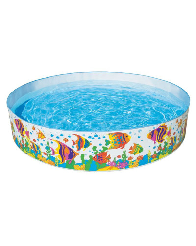 Intex 56453 - круглий каркасний басейн Ocean Reef Snapset 244x46 см