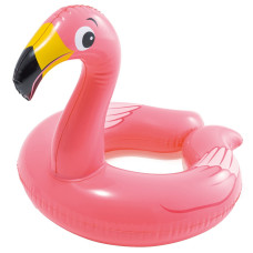 Детский надувной круг Intex 59220F (76х55 см) Фламинго