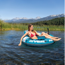 Надувной кресло-круг Intex 56843 для плавания (140х132 см)