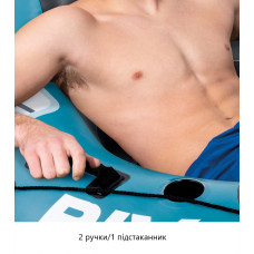 Надувной кресло-круг Intex 56843 для плавания (140х132 см)