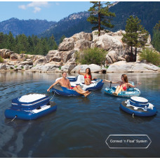 Надувной кресло-круг Intex 56843 для плавания (140х132 см)