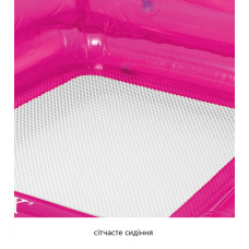 Надувное кресло для плавания Intex 56802 (104х102 см) Малиновое