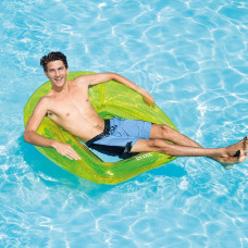 Надувное кресло для плавания Intex 56802 (104х102 см) Зеленое