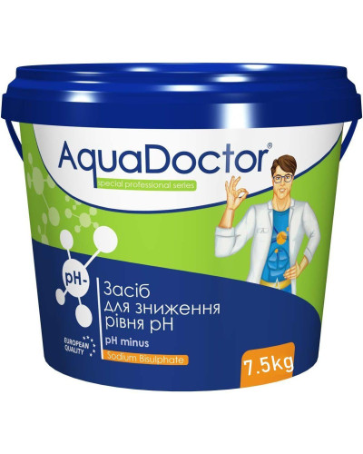 Засіб для зниження рівня pH AquaDoctor pH Minus (7.5 кг)