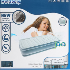 Bestway 67488 надувна ліжко New Comfort Raised Air Bed 203х152х43см