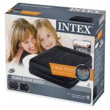 Intex 64424 - надувна ліжко Queen 203х152х42см