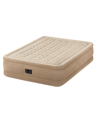 Intex 64458 надувная кровать Queen Ultra Plush 203х152х46см