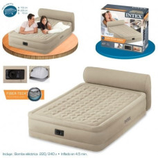 Intex 64460 - надувна ліжко Headboard Queen 229х152х79см