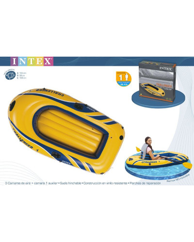 Надувная лодка Challenger 1 Intex 68365
