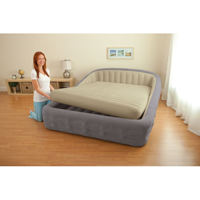 Intex 67972 - двуспальная надувная кровать 241x193x76см Intex 67972 - двуспальная надувная кровать 241x193x76см