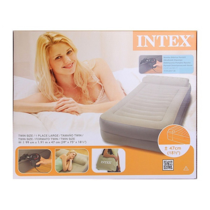 Intex 67776 - надувная кровать 99x191x33см Intex 67776 - надувная кровать 99x191x33см