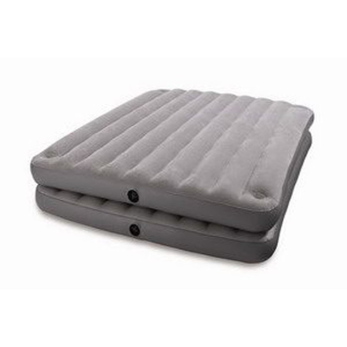 Двоспальне надувне ліжко Intex 67744 2-IN-1 AirBed (152 х 203 х 46 см) без насоса Двоспальне надувне ліжко Intex 67744 2-IN-1 AirBed (152 х 203 х 46 см) без насоса