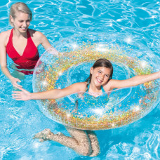 Надувной круг Intex 56274 (119 см) Желтый