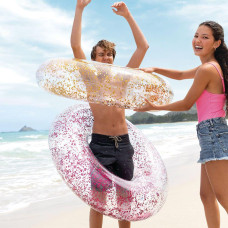 Надувной круг Intex 56274 (119 см) Желтый