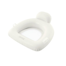 Пляжное надувное кресло Intex 56801 (114х107 см) с ручками Белый