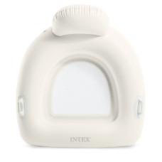 Пляжное надувное кресло Intex 56801 (114х107 см) с ручками Белый