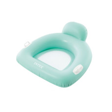 Пляжное надувное кресло Intex 56801 (114х107 см) с ручками Бирюзовый