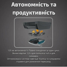 Аккумуляторный робот пылесос + скиммер Bestway 58942 AquaTronix Pro G300 для очистки бассейна