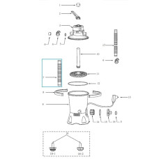 Гофрований шланг Bestway P07775 (55 см/32 мм)