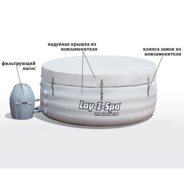 Надувной СПА бассейн BestWay LAY-Z-SPA 54112 Надувной СПА бассейн BestWay LAY-Z-SPA 54112