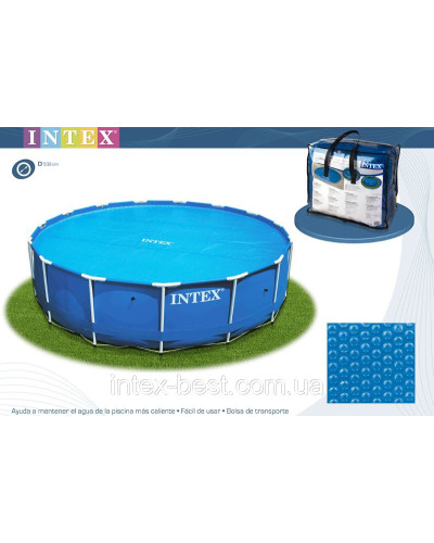 Тент для басейну з ефектом антиохлаждение Intex 29025 (59955) до 549 див.