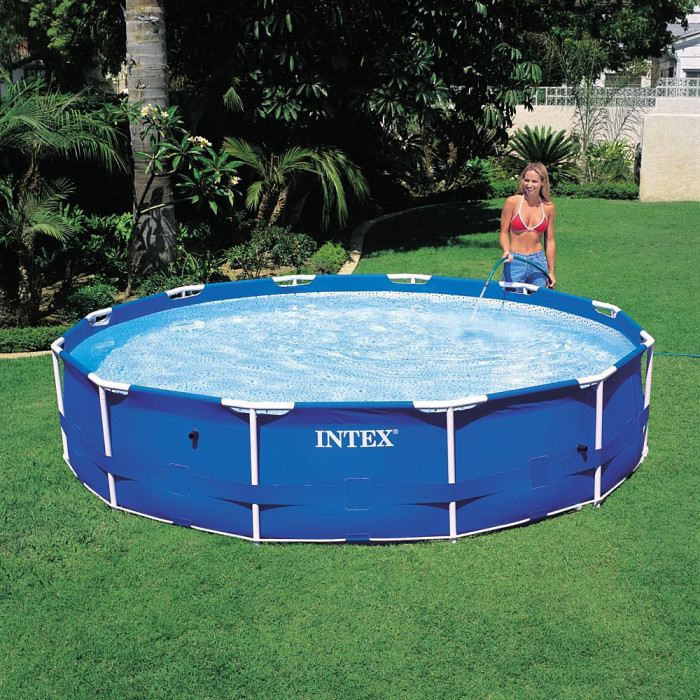 Каркасні басейни Intex 56996 (28212) (366х76 див. ) + насос помпа Каркасні басейни Intex 56996 (28212) (366х76 див. ) + насос помпа