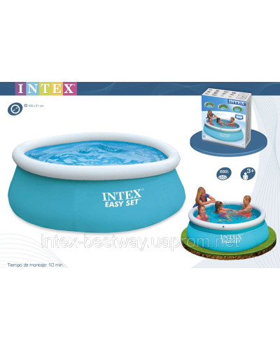 Надувний басейн Intex Easy Set 54402 (28101) (183x51 див.)