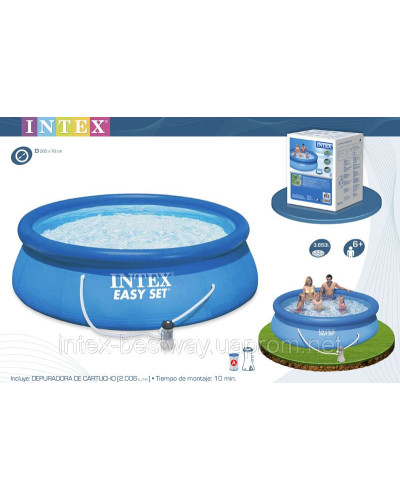 Надувний басейн Intex 56922 (28122) Easy Set Pool (305х76 см)
