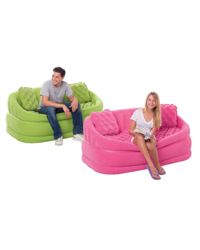 Надувной диван Intex 68573 Зелёный Cafe Loveseat