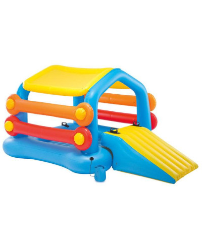 Игровой центр Intex Домик с горкой 58294 (279х173х122) см