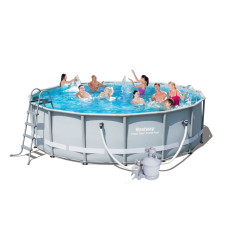 Каркасний басейн 56452 Steel Power Frame Pools - 488 x 122 см
