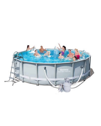 Каркасний басейн 56452 Steel Power Frame Pools - 488 x 122 см