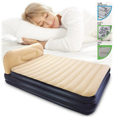 Bestway 67483 надувна ліжко Soft-Back Elevated Airbed 226х152х74см