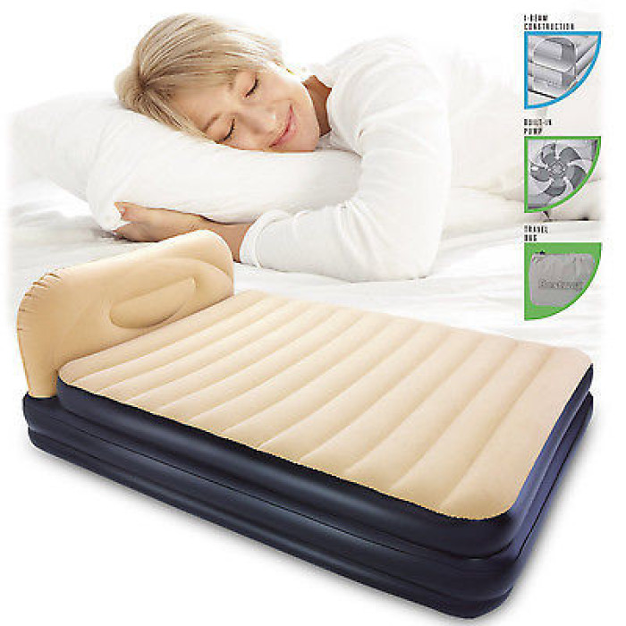 Bestway 67483 надувная кровать Soft-Back Elevated Airbed 226x152x74см Bestway 67483 надувная кровать Soft-Back Elevated Airbed 226x152x74см