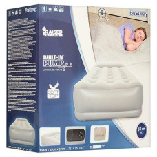 67455 BW Надувна ліжко Restaira Premium Airbed(single) 191х97х38 см з вбудованим насосом